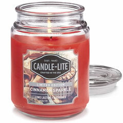 Lõhnaküünal kaanega Candle-Lite Cinnamon Sparkle, 510 g hind ja info | Küünlad, küünlajalad | kaup24.ee