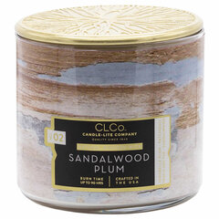 Lõhnaküünal kaanega Candle-Lite Sandalwood Plum, 396 g hind ja info | Küünlad, küünlajalad | kaup24.ee