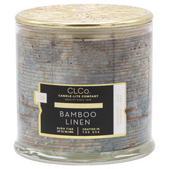 Lõhnaküünal kaanega Candle-Lite Bamboo Linen, 396 g hind ja info | Küünlad, küünlajalad | kaup24.ee