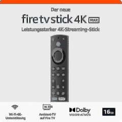 Абсалютна новая прылада для струменевай перадачы Amazon Fire Tv Stick 4k Max | Падтрымлівае Wi-Fi 6e, Ambient Experience цена и информация | Регуляторы | kaup24.ee