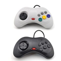 Klassikalise USB-mängukontrolleri mängupult Joypad Juhtmega mängupuldid Sega Saturn System Style arvuti jaoks hind ja info | Regulaatorid | kaup24.ee