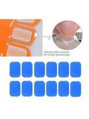 Varu Premium Hydrogel Pad 6x4cm Asenduselektroodipadjad kõhulihaste stimulaatorile Masseerija korduvkasutatavad geelpadjad 30tk цена и информация | Средства для интимной гигиены | kaup24.ee