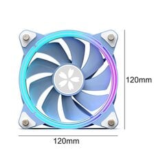 120 mm arvuti Yeston ZEAGINAL ARGB CPU jahutus jahuti ventilaator 4 kontaktiga PWM arvuti korpus jahutusradiaator radiaator värviline lamp vaigista Cool RGB jahutus hind ja info | Mängukonsoolide lisatarvikud | kaup24.ee