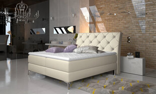 Кровать NORE Adel, 160x200 см, кремовая цена и информация | Кровати | kaup24.ee