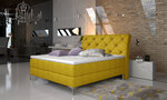 Кровать NORE Adel, 160x200 см, желтая