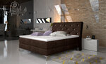 Кроватьм NORE Adel, 160х200 см, темно-коричневая