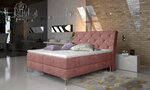 Кровать NORE Adel, 160х200 см, розовая