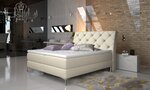 Кровать NORE Adel, 180x200 см, кремовая