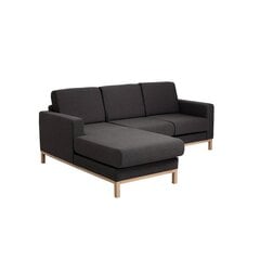 2 Seater Corner Left Sofa, SCANDIC, Carbon (et95), Natural hind ja info | Diivanid ja diivanvoodid | kaup24.ee