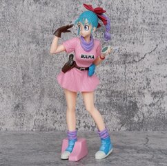 Anime Cartoon Dragon Ball Z 25cm Bulma PVC Action kuju kuju mudel figuur figuur kollektsiooni nukud hind ja info | Mudelautode kollektsioneerimine | kaup24.ee