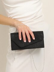 1 tk mini sädelev kett ja plisseeritud Sparkly Square Clutch kott pulmadeks, peoks ja õhtuks Envelop Clutch õhtusöögikott, klassikaline elegantne minim цена и информация | Женские сумки | kaup24.ee