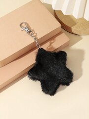 Fluffy Star Design Bag Charm Valge võtmehoidja kott Aksessuaarid Kingitused Ystävänpäivä Stiilne Trendikas teismelistele Tüdrukutele Naised Kolledži üliõpilased Õpetaja White-C hind ja info | Naiste käekotid | kaup24.ee