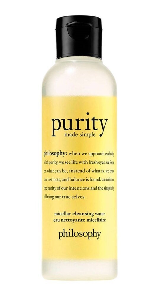 Mitsellaarne näopuhastusvesi naistele Philosophy Purity 100 ml hind ja info | Näopuhastusvahendid | kaup24.ee