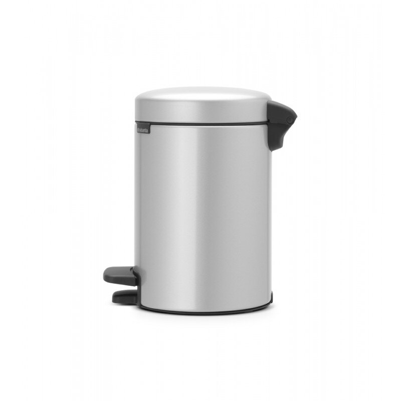 Pedaaliga prügikast 3l, NewIcon, metallic grey, Brabantia цена и информация | Prügikastid | kaup24.ee