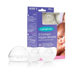 Накладки на соски Lansinoh Contact Nipple Shields 24мм цена и информация | Lansinoh Товары для детей и младенцев | kaup24.ee