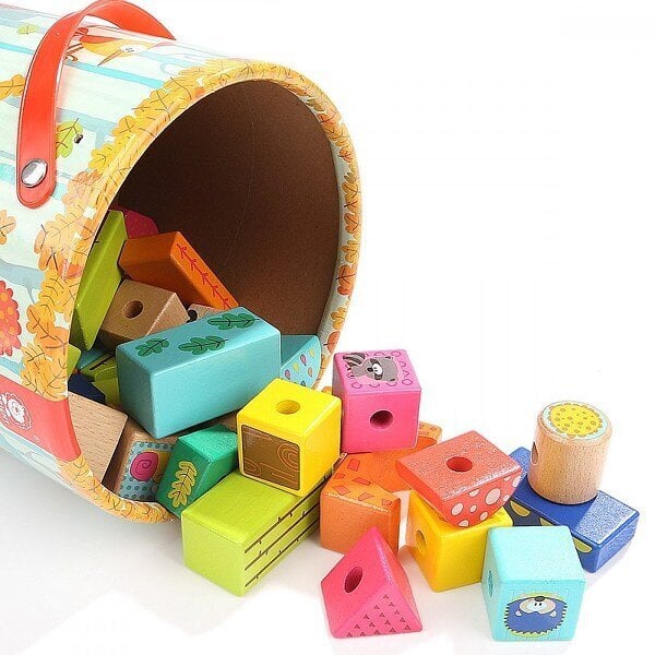 Puidust klotsid Top Bright, 38-osaline hind ja info | Imikute mänguasjad | kaup24.ee
