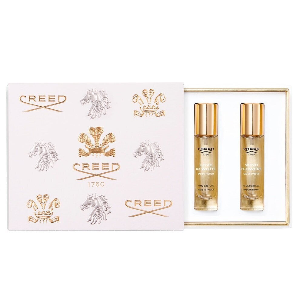 Komplekt Creed Aventus naistele: parfüümvesi EDP, 10 ml + pihusti Wind Flowers EDP, 10 ml + pihusti Love in White EDP, 10 ml hind ja info | Naiste parfüümid | kaup24.ee