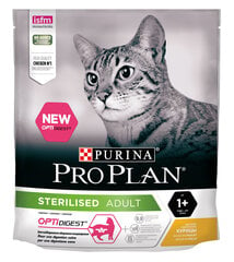 Pro Plan Sterilised Cat Chicken корм для стерилизованных кошек 400г цена и информация | Сухой корм для кошек | kaup24.ee