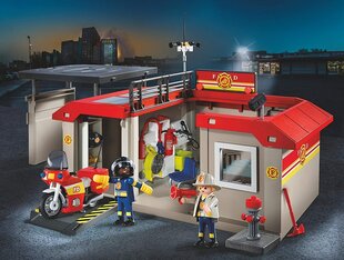 5663 PLAYMOBIL® City Action Пожарная часть в чемоданчике цена и информация | Конструкторы и кубики | kaup24.ee