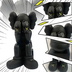 Cartoon Kaws Model Art Mänguasjad Figuurid Kodukaunistus Lastele Kingitused must hind ja info | Sisustuselemendid | kaup24.ee