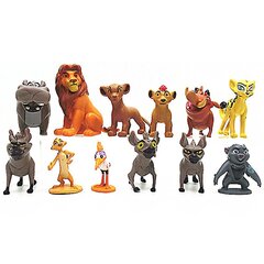 12 шт./камплект. Цацкі Lion Guard, фігуркі Lion King, цацкі з персанажамі жывёл, набор міні-фігурак. цена и информация | Детали интерьера | kaup24.ee