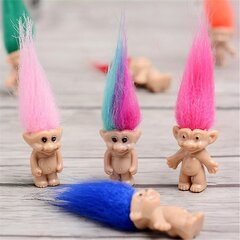 10 tk Lucky Troll Dolls Armsad minifiguurid Torditopsid Kaunistused Armsad päkapikud kollektsioneeritav mänguasi peo teenete kingitus hind ja info | Peokaunistused | kaup24.ee