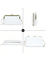 Väike Crossbody kott naistele Trendikas õhtukott Clutch Rahakott Rahakotid Naiste õlakott Mobiiltelefoni rahakott tepitud disain цена и информация | Женские сумки | kaup24.ee