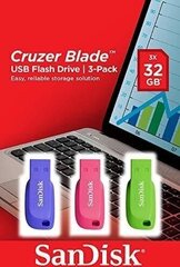 SanDisk Cruzer Blade 32GB USB 2.0 цена и информация | USB накопители | kaup24.ee