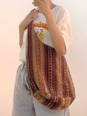 Naiste kott Bohemian Style reisi õlakott Suure mahutavusega Messenger Crossbody kott hind ja info | Naiste käekotid | kaup24.ee