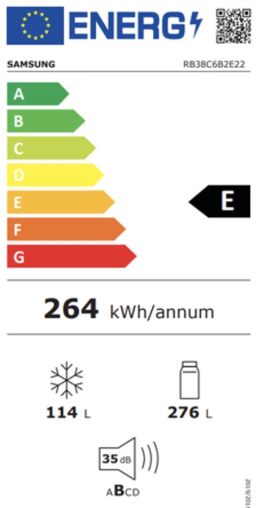 Samsung RB38C6B2E22/EF hind ja info | Külmkapid | kaup24.ee