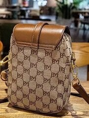 Multifunktsionaalne Crossbody kott mitme taskuga, mobiiltelefoni tasku, kõrvaklappide auk naistele Faux Pearl Decor telefoni rahakott Mini Argyle tepitud Cros hind ja info | Naiste käekotid | kaup24.ee