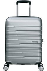 Чемодан для ручной клади American Tourister Flashline Sky Silver, 55 cm цена и информация | Чемоданы, дорожные сумки | kaup24.ee