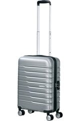 Чемодан для ручной клади American Tourister Flashline Sky Silver, 55 cm цена и информация | Чемоданы, дорожные сумки | kaup24.ee