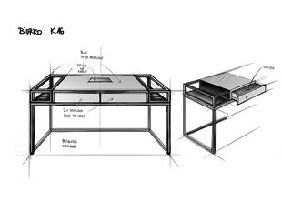 Стол K16 BLACK 160 - золотой цена и информация | Компьютерные, письменные столы | kaup24.ee