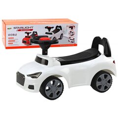 Tõukeauto QX-3396 Lean Toys, valge hind ja info | Imikute mänguasjad | kaup24.ee