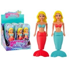 Vannimänguasi Mermaid Bath Wind Up Water Ujuv türkiissinine roosa nukk цена и информация | Игрушки для малышей | kaup24.ee