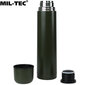 Terasest reisitermos Mil-Tec kruus 1000 ml Olive hind ja info | Termosed, termostassid | kaup24.ee