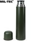 Terasest reisitermos Mil-Tec kruus 1000 ml Olive hind ja info | Termosed, termostassid | kaup24.ee