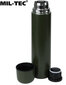 Terasest reisitermos Mil-Tec kruus 1000 ml Olive hind ja info | Termosed, termostassid | kaup24.ee