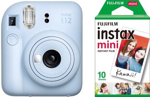 Fujifilm Instax Mini 12, pastelne sinine + kile hind ja info | Videokaamerad | kaup24.ee