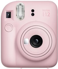 Fujifilm Instax Mini 12, lilleroosa + kile hind ja info | Videokaamerad | kaup24.ee