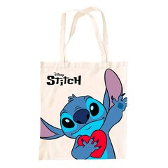 Сумка для покупок белая Disney Stitch цена и информация | Пеналы | kaup24.ee