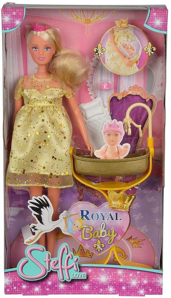 Kuninglik rase printsess Steffi Love Royal Baby цена и информация | Tüdrukute mänguasjad | kaup24.ee