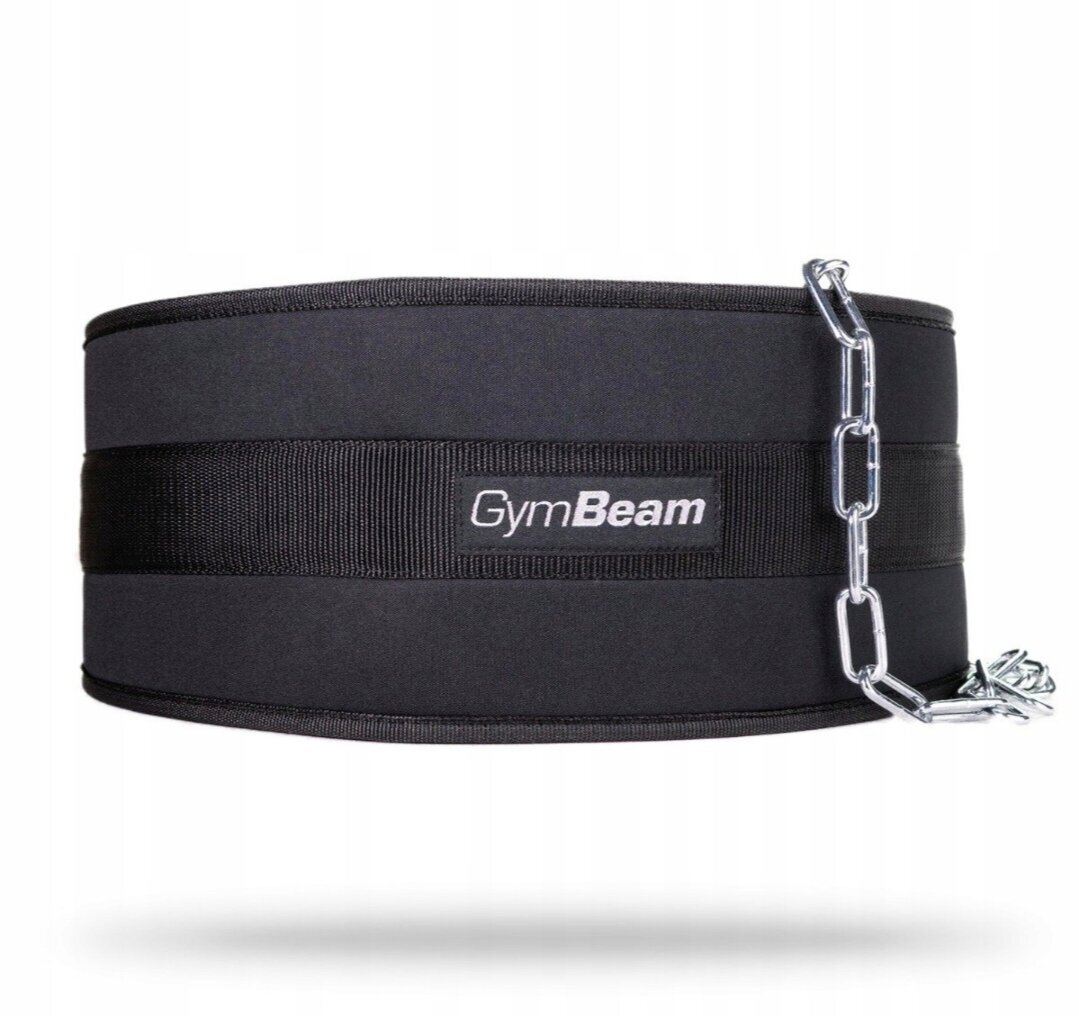 GymBeam Dip Belt Kettidega raskusrihm цена и информация | Venituskummid | kaup24.ee