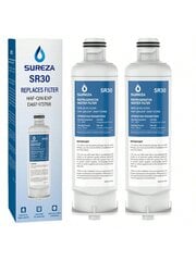 SUREZA filtrite asendus veefiltrile DA97-17376B, NSF 42, mis ühildub mudelitega Samsung HAF-QIN, HAF-QIN/EXP, DA97-08006C, RF23M8070SG, RF23M8070SR, R hind ja info | Intiimhügieeni tooted | kaup24.ee