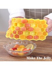 1 tk Creative Honeycomb Design jääalus kaanega, 37 restiga isetehtud jääkuubiku ja tarretisevormiga, majapidamises kasutatava jää valmistamise kast imikutoidu jaoks hind ja info | Intiimhügieeni tooted | kaup24.ee