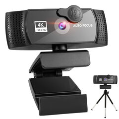 Autofookusega arvuti veebikaamera HD 8806-4k hind ja info | Arvuti (WEB) kaamerad | kaup24.ee