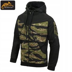 Meeste kapuutsiga sõjaväeline kampsun Helikon-Tex ROGUE HOODIE, Tiger Stripe hind ja info | Meeste pusad | kaup24.ee