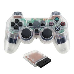 JCD juhtmeta mängupult Sony PS2 konsooli juhtkangile 2.4G Double Vibration Shock Joypad USB PC mängukontroller цена и информация | Регуляторы | kaup24.ee