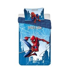 Laste voodipesukomplekt Spiderman Blue 04 140×200 cm, 60×80 cm hind ja info | Beebide ja laste voodipesu | kaup24.ee